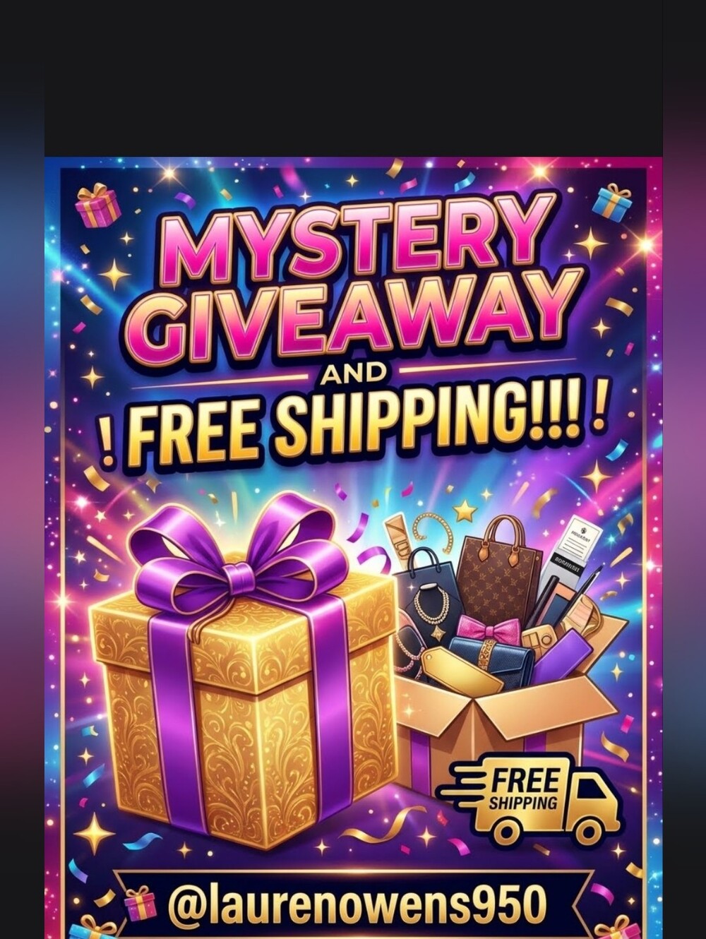 Purple Gift Box Mystery Giveaway - Electronics Cell Phones & Accessories